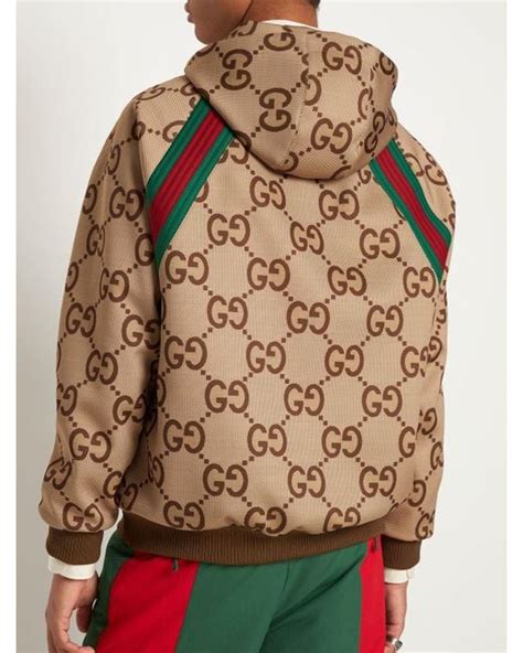 gucci zip up hoodie|Gucci hoodie reflective.